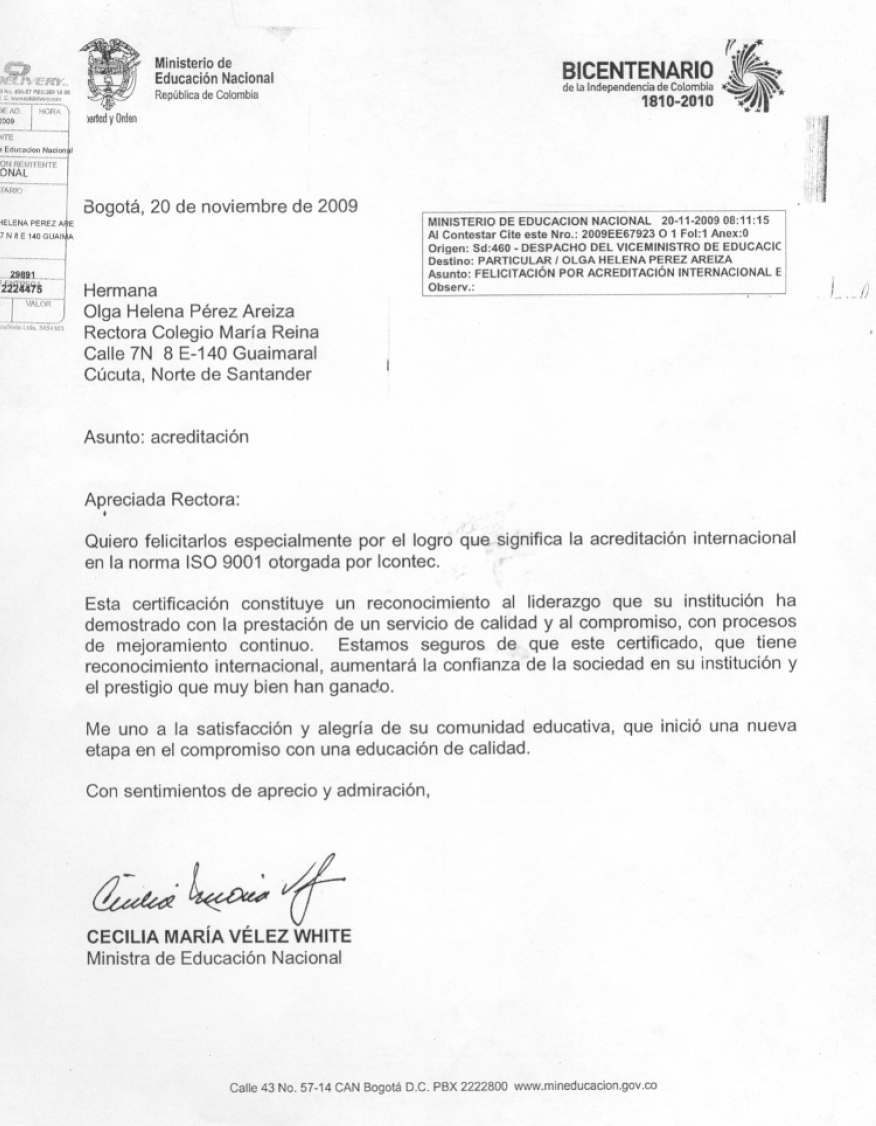 FelicitacionMinEdu